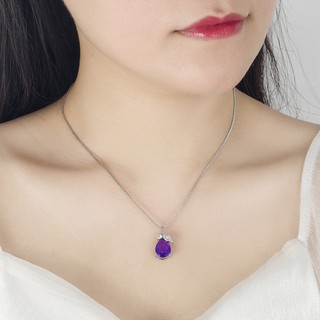 ♥ Dây Chuyền Mặt Hình Giọt Nước Đính Đá Pha Lê Nhiều Màu Đỏ / Xanh Dương / Trắng / Lá Cây necklace