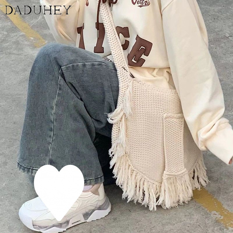 Ảnh Quần jeans cạp cao ống rộng plus size phong cách đường phố retro 2