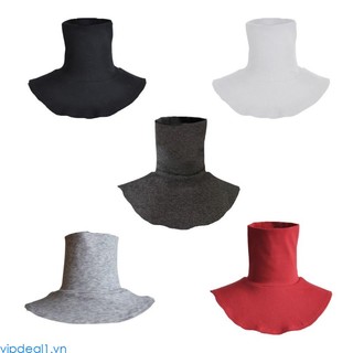 Vipdeal1 Cổ Áo Giả Cổ Lọ Bằng cotton Màu Trơn Tháo Rời Được Cho Nam Và Nữ