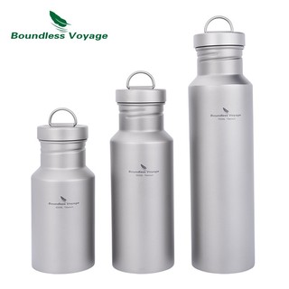 Bình Nước Thể Thao Bằng Titan Chống Tràn Có Nắp Đậy Tiện Dụng