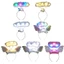 OXXGGKAO LED Angel Wing Halos Hairband Music Concert Halloween Party Headband cho bé gái