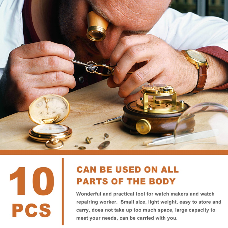 10 Chiếc Đồng Hồ Chuyển Động Thân Thép Vương Miện Bộ Đồng Hồ Các Bộ Phận NH35 NH36 NH38 NH39 Đồng Hồ Chuyển Động Thân Phụ Tùng