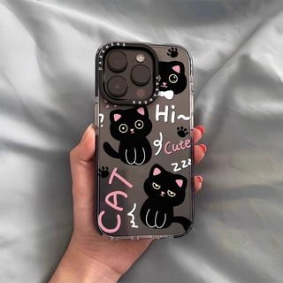 Ốp Điện Thoại Họa Tiết Ba Chú Mèo Đen Cho iphone 14plus new 13promax / 12 / 11 14promax 11promax 12promax 13promax 15promax