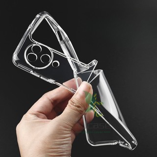 Ốp Điện Thoại tpu Mềm Siêu Mỏng Trong Suốt Nắp Lật Kim Loại Cho oppo find n3 n2