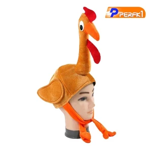 Thổ Nhĩ Kỳ Gobbler Mũ Mũ Thổ Nhĩ Kỳ Trot Mũ Đạo Cụ Ảnh Mũ Gà Cho Xmas Lễ Tạ Ơn Cosplay Halloween Trang Phục