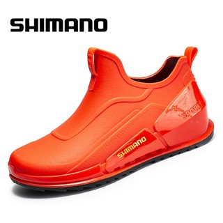 Shimano 2023 Mùa Đông Nam Ngoài Trời Chống Trơn Trượt Đi Bộ Đường Dài Shaxi Câu Cá Giày Đi Mưa Giày Công Sở Bền Chống Thấm Nước Giày Câu Cá