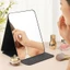 Gương trang điểm khung da PU dạng đứng gấp gọn tiện lợi 3 size