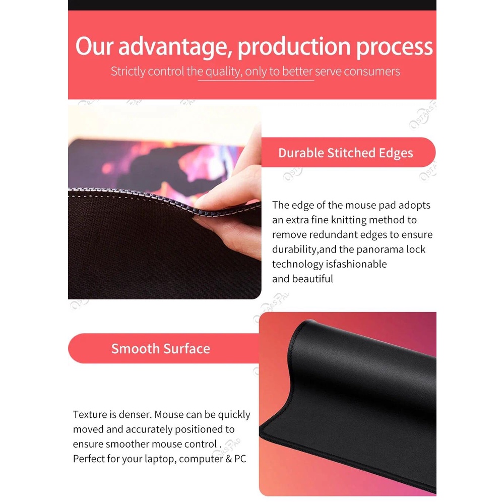 DIY Anime Mouse Pad Big XL XXL Girl Gamer Chơi Game Playmat Lớn Tùy Chỉnh Bàn Phím Mousepad Văn Phòng Thảm Pc Phụ Kiện