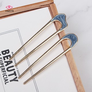 Trâm Cài Tóc Chữ u Bằng Kim Loại Mới