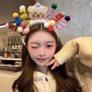 MEOWU Băng Đô Cài Tóc Hoạt Hình Melody Cinnaromoll Nhồi Bông Bản Rộng Dễ Thương Rửa Mặt Cho Nữ