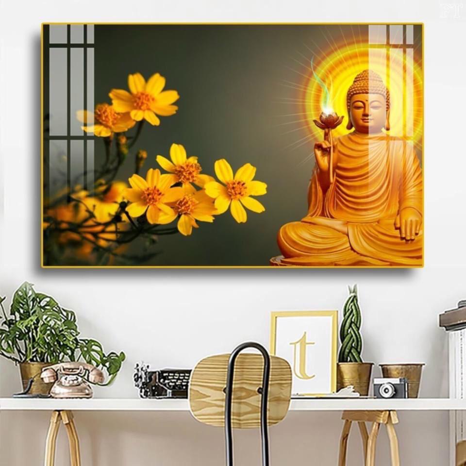 Tranh Tết Tráng Gương Phật Giáo Tài Lộc May Mắn, Trang Trí Nhà Cửa, Quà Tặng Năm Mới, Sỉ Quà Doanh Nghiệp