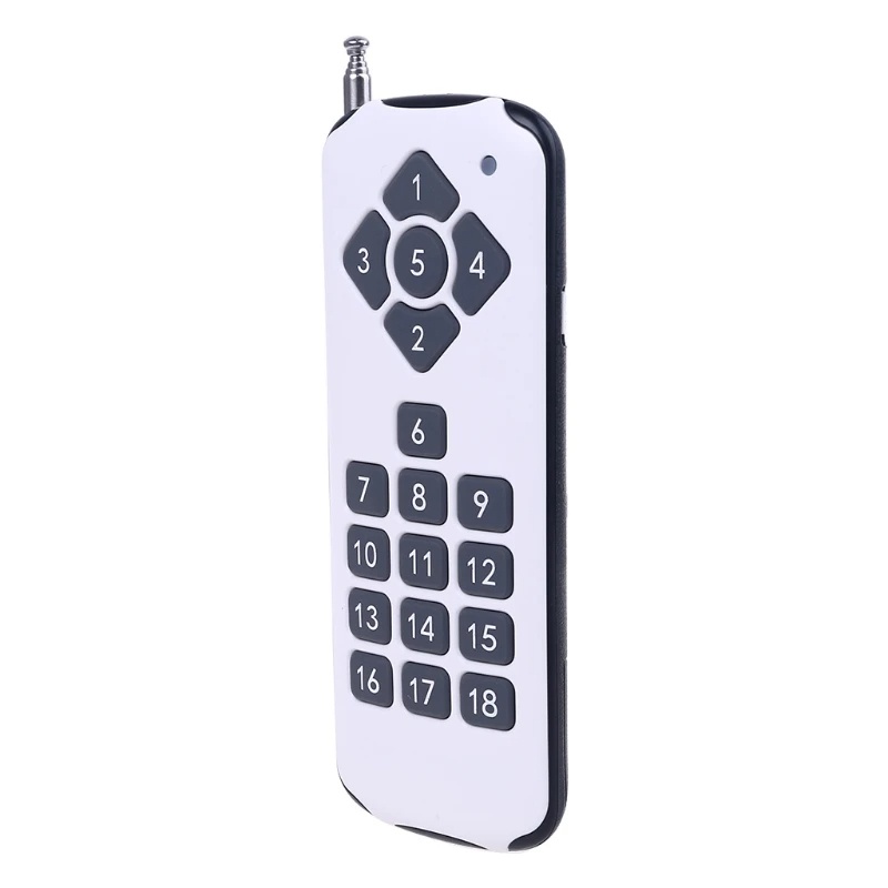 Bộ Điều Khiển Từ Xa 18 Kênh rf 433mhz 18 Phím Công Suất Cao Cho switch