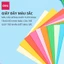 Bộ 100 Tờ Giấy Thủ Công Nhiều Màu Deli - Giấy Gấp Origami Gấp Hạc Nhiều Khổ