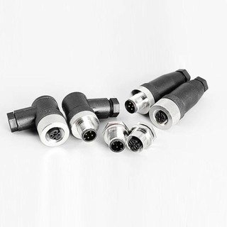 Đầu cảm biến SOULSPACE M12 4-5-8 chân, phích cắm hàng không, bộ chuyển đổi nguồn thẳng, khớp nối ren vít
