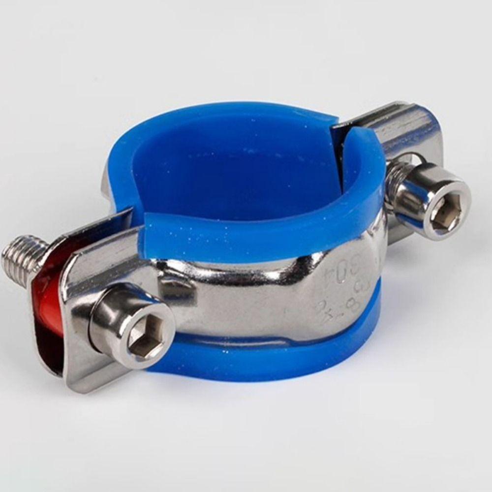 ICUCKO 1 Cái Giá Đỡ Ống Treo, Lắp Ống Mở Rộng Vít, Kẹp Ống Tròn PPR / PVC Thép Carbon, Ống Cao Su, Đai Ốc Vòng, Kẹp Chân Đế