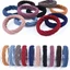 MERIGGIARE 10 Chiếc Dây Buộc Tóc, Dây Cao Su Co Giãn Dày, Dây Buộc Tóc Scrunchie Màu Trơn Phụ Kiện Tóc Đuôi Ngựa Giá Đỡ Nữ