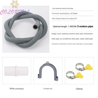 Bộ Ống Thoát Nước Nối Dài 2M Nhiều Màu Dễ Lắp Đặt Cho Máy Rửa Chén