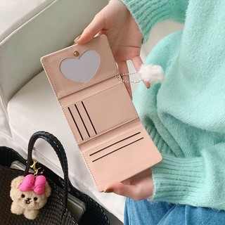 Ví Nữ Vuông In Hình Thỏ Hoạt Hình Dễ Thương