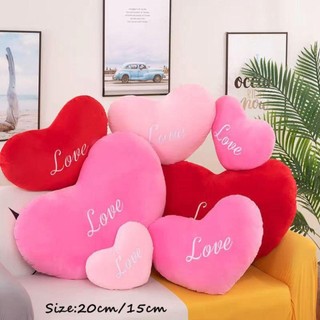 Gối Mềm ROLY, Cho Sinh Nhật Hình Trái Tim Gối Sang Trọng, Màu Đỏ Màu Hồng Gối Nhồi Bông Ngày Lễ Tình Nhân