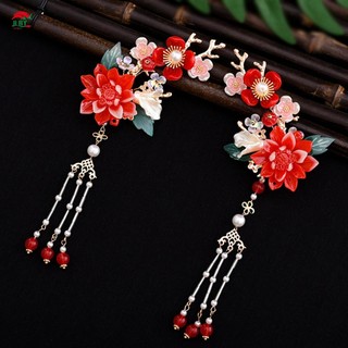 Kẹp tóc hoa thủ công Kẹp tóc ổn định Mũ đội đầu thanh lịch có ngọc trai