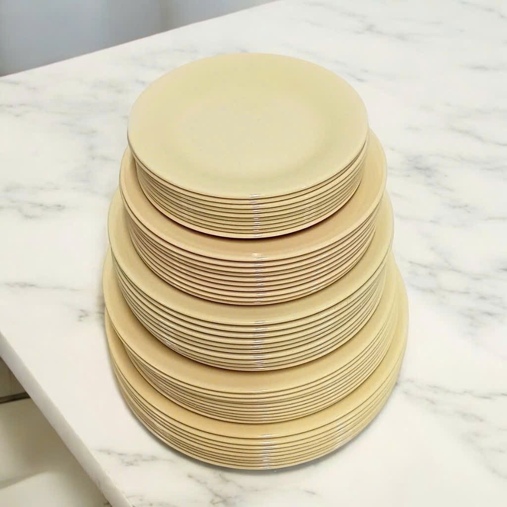 Đĩa Tròn Nhựa Melamine, Đĩa Phip - Chịu Nhiệt Tốt - Dùng Hàng Quán, Gia Đình - Trường An VN