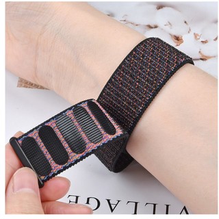 Dây đeo đồng hồ vòng Nylon 22mm 20mm cho Samsung Galaxy watch 6 5 Pro / 4 / classic / gear s3 frontier / active Sport Bracelet watch gt2 3 Dây đeo
