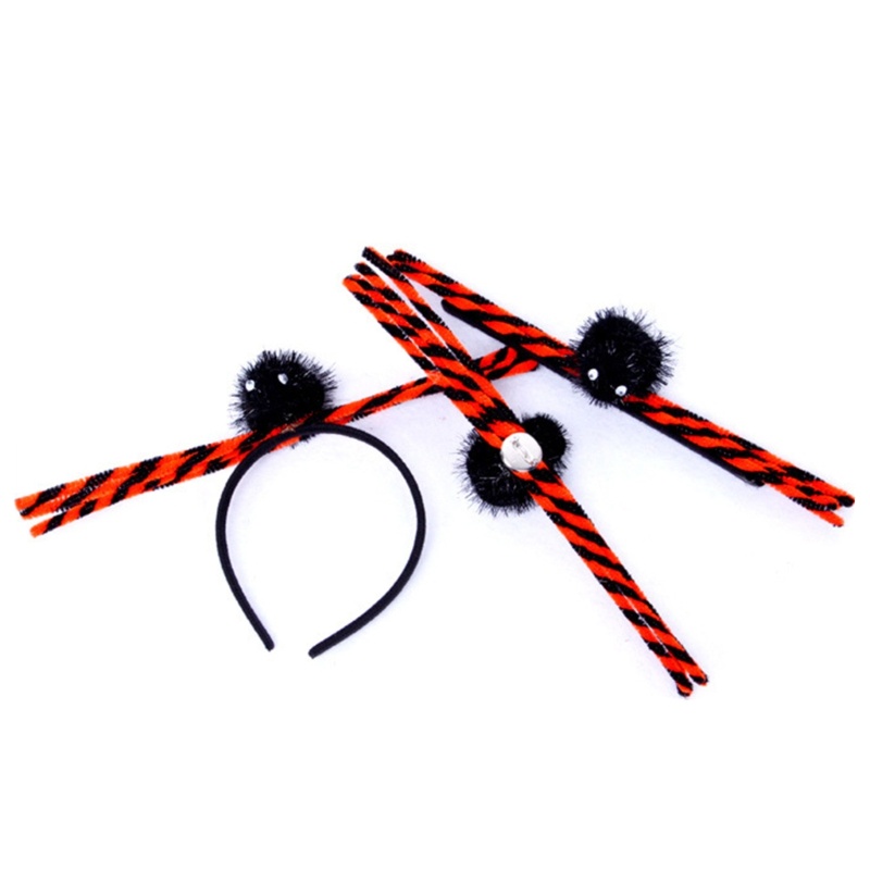 YOI Nhện Hairhoop Ngày Lễ Mũ Chủ Đề Halloween Thổ Cẩm Vòng Tròn Clap Trang Trí Phòng