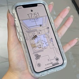 Ốp Điện Thoại Full Cover Dày Trong Suốt 360 Cho IPhone 17 16 15 14 13 12 11 Pro Max PROMAX Bảo Vệ Chống Sốc Hạng Nặng Chắc Chắn Chống Va Đập Shockproof Ngoài Trời