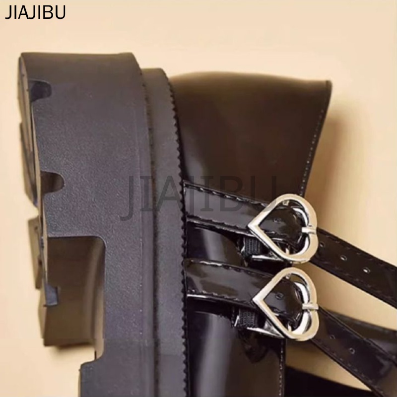 Giày Trẻ Em Dễ Thương Cute Girls Princess Shoes Fashion Kids Shoes Giày Đi Học Kids Black School Shoes Children's Doll Shoes Korean Fashion Platform Girls Mary Jane Shoes Giày Lolita Mũi Tròn Giày Đồng Phục JK Giày Bệt Bé Gái Giày Khiêu Vũ Màu Đen
