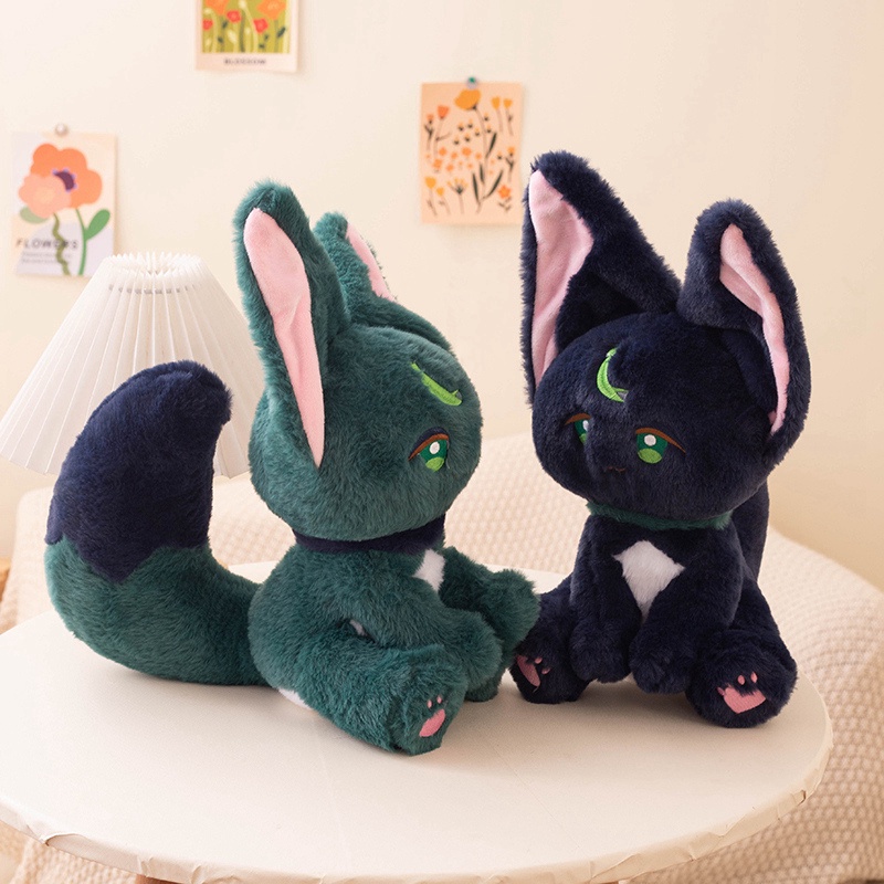 Trò Chơi Mới Genshin Tác Động Tighnari Sang Trọng Đồ Chơi Anime Hình Búp Bê Cotton Dễ Thương Mềm Nhồi Bông Mèo Gối Trang Trí Phòng Trẻ Em Bé Gái Quà Tặng