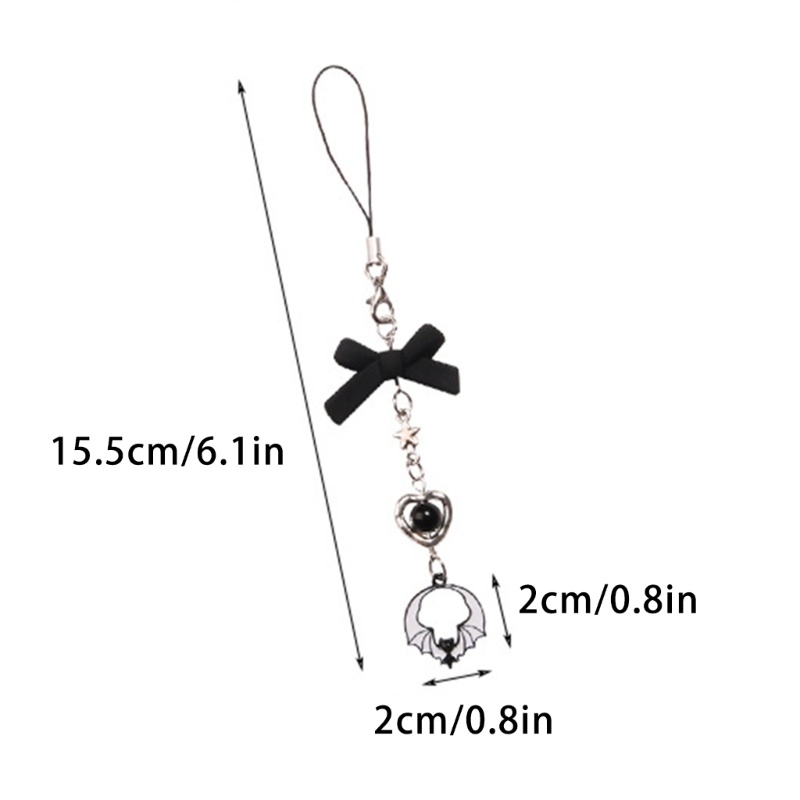 Coo Móc Khóa Điện Thoại Phong Cách gothic Thời Trang