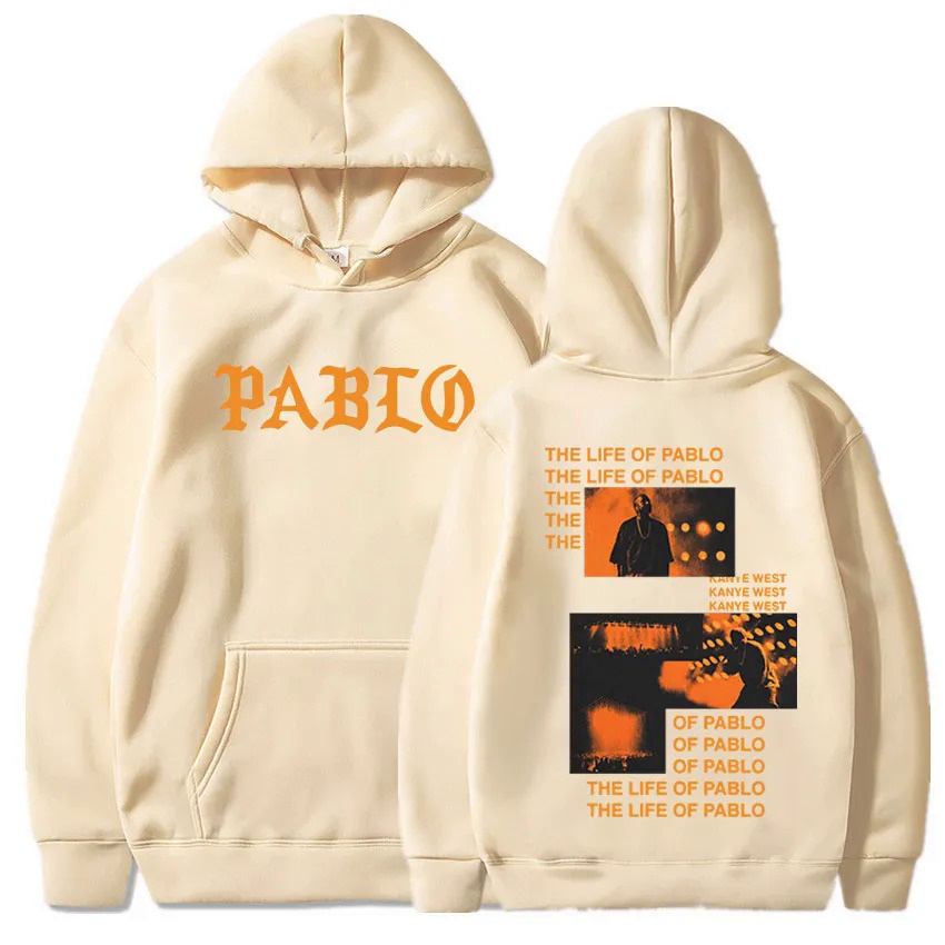 Áo hoodie Oversize In Chữ rapper kanye west album the life of pablo Phong Cách hip hop Đường Phố Thời Trang Cho Nam Và Nữ