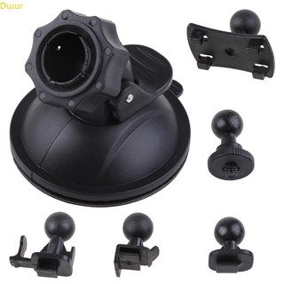 Dusur Giá Đỡ Camera Hành Trình dash cam Có Cốc Hút Gắn Kính Chắn Gió Xe Hơi Xoay 360 Độ Kèm 5 Đầu Nối Chuyển Đổi