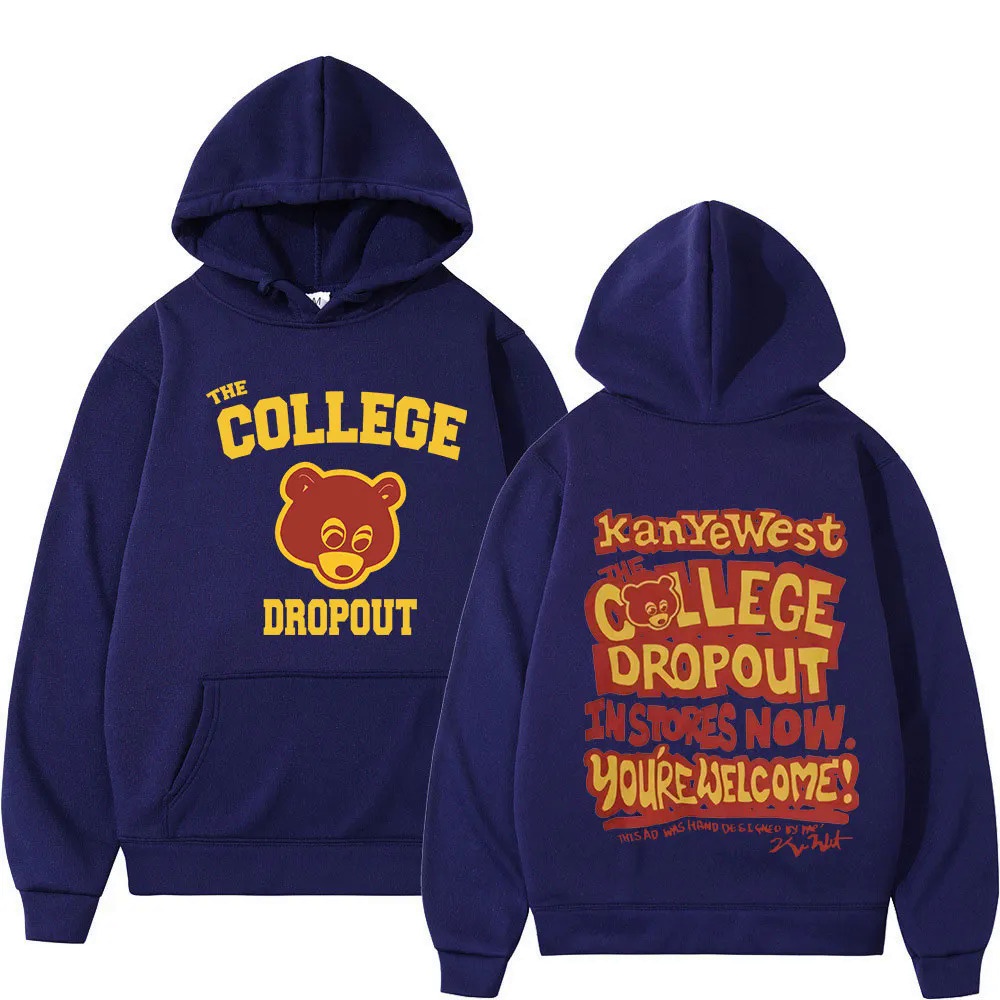 Kanye west Áo hoodie Sweatshirt Có Mũ Trùm Đầu In Hình album Nhạc Hai Mặt Phong Cách hip hop Đường Phố Giản Dị Dành Cho Nam Và Nữ