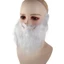 DELMER Halloween ria mép giả, ria mép giả râu giả thực tế, râu lớn thủ công mô phỏng lông tơ dài ông già Noel Cosplay