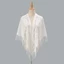 CORALTIDE Evening Prom Cape, Với tua rua Khăn choàng nữ nhiều màu, Phụ kiện đám cưới Khăn quàng cổ thời trang rỗng dành cho nữ