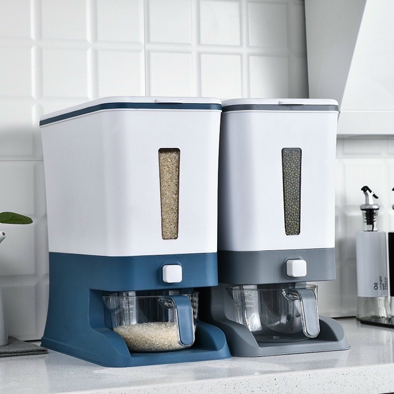 Thùng Đựng Gạo 10Kg Hokori nhựa Việt nhật cao cấp. [SHOP.MH]