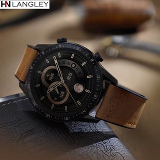 Dây đeo khóa gấp từ tính 18mm 20mm 22mm Crazy Horse Dây đeo đồng hồ da thật có đáy silicon cho Samsung Galaxy Watch 6 5 4 cho đồng hồ thông minh Huawei