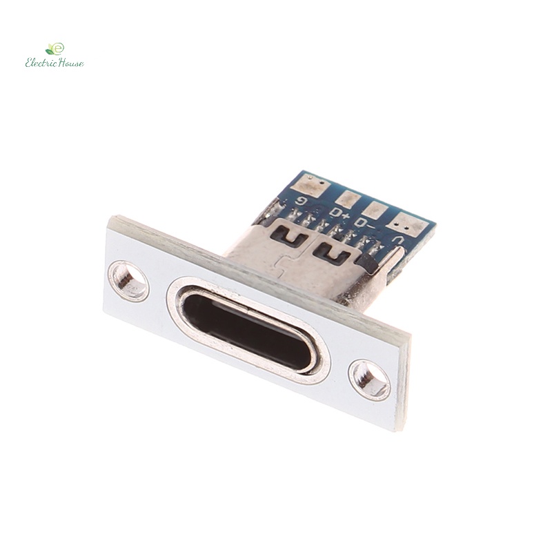 [Ngôi Nhà Điện] usb jack type-c 2pin 2p 4p Đầu Nối female Chống Nước Cổng Sạc usb type c