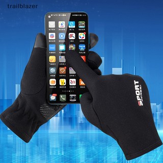 Găng Tay Chạy Bộ Đạp Xe Mùa Đông Chống Nước Có Thể Chạm Màn Hình Cảm Ứng Giữ Ấm Cho Nam Nữ Mới