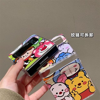Bao Da Điện Thoại Họa Tiết Người Ngoài Hành Tinh Cho samsung galaxy z flip 5 z flip 4 z flip 3 zflip3 zflip4 zflip5 Ốp