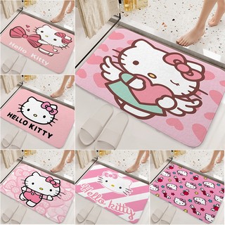 Thảm cửa Hello Kitty Quà tặng thiết thực cho bạn bè Phòng ngủ Văn phòng Trang trí nội thất Thảm trải sàn chống trượt (60x40CM)