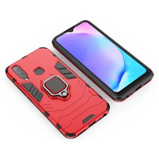 Ốp Bao Da Điện Thoại Nắp Lật Có Nhẫn Kim Loại Cho VIVO 1906 1906_20 1904 1940 V1901A 1902_19 v1901 y12 y12i Ốp
