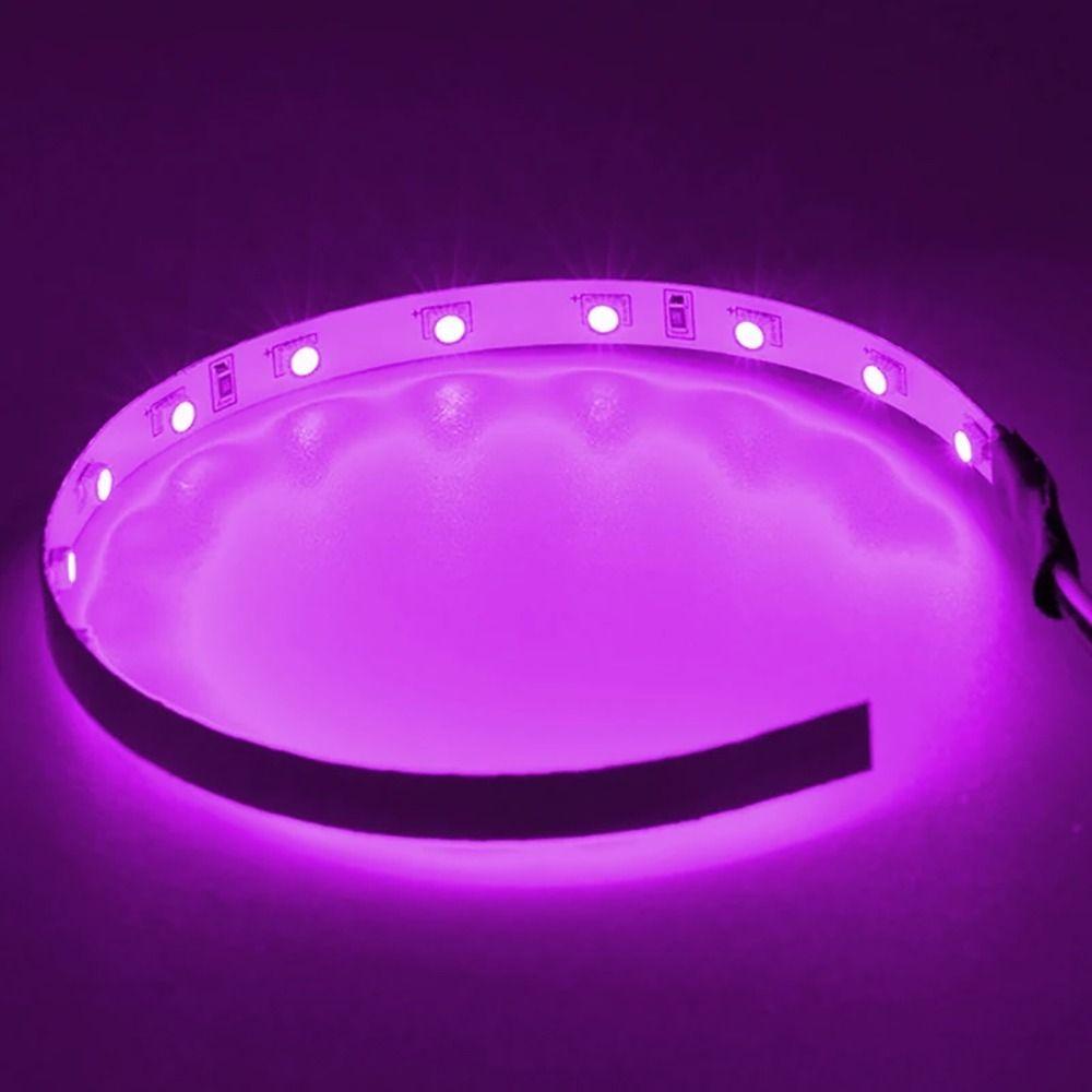 FANIELLAPOWELL 2 Cái / bộ Đèn pha xe máy ô tô, Đèn mắt quỷ quỷ 360 độ được sửa đổi, Nhẫn Halo đầy màu sắc siêu sáng 12V bền bỉ cho ống kính máy chiếu 2,5 3,0 inch