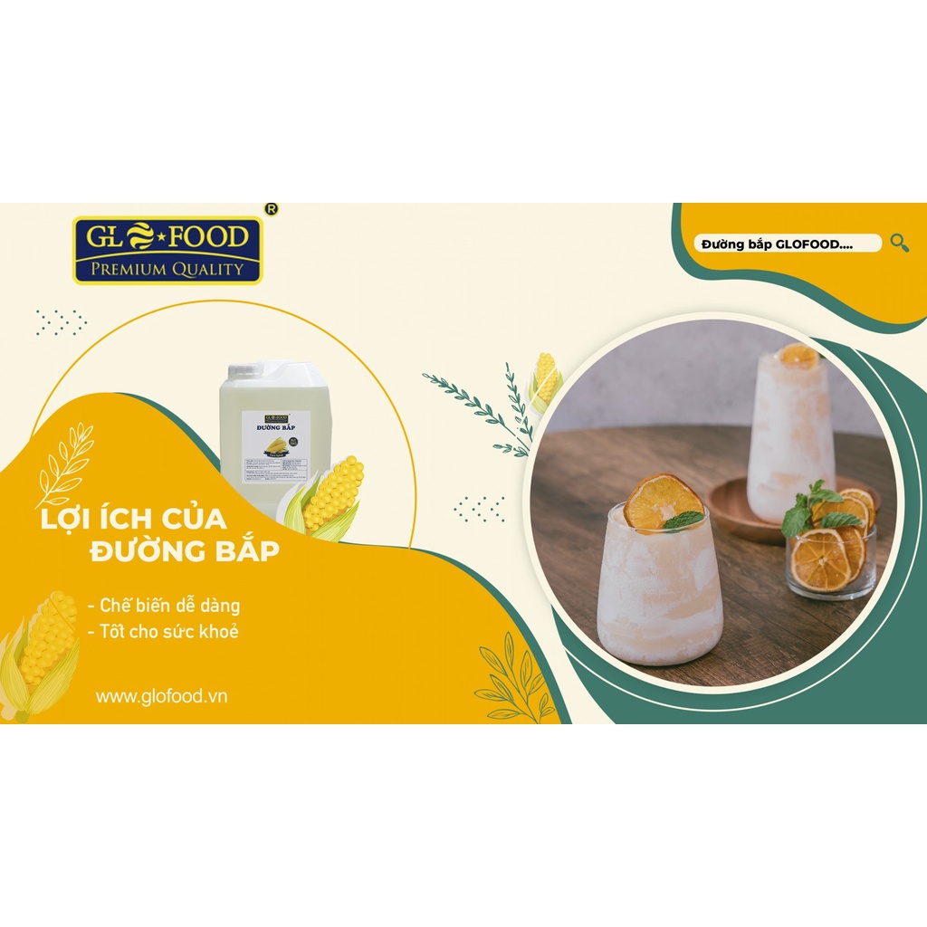 [CAN 6KG] Đường bắp Glofood