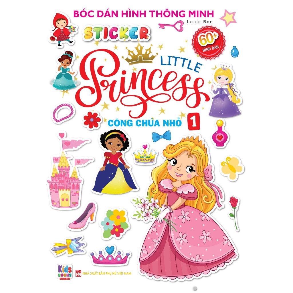 Sách - Bóc Dán Hình Thông Minh - Công Chúa Nhỏ - Little Princess Tập 1 ...