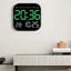 Đồng hồ treo tường điện tử ORDOBOX, Đồng hồ LED kỹ thuật số nhiệt độ ngày, Lịch điều khiển bằng giọng nói Đồng hồ bàn hiển thị DST cho phòng ngủ