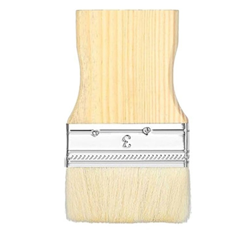 Bộ cọ mái chèo phẳng 4 mảnh, Bàn chải rộng Bàn chải sơn lớn Bàn chải 2 / 3 / 4 / 5 Inch cho sơn dầu và Acrylic
