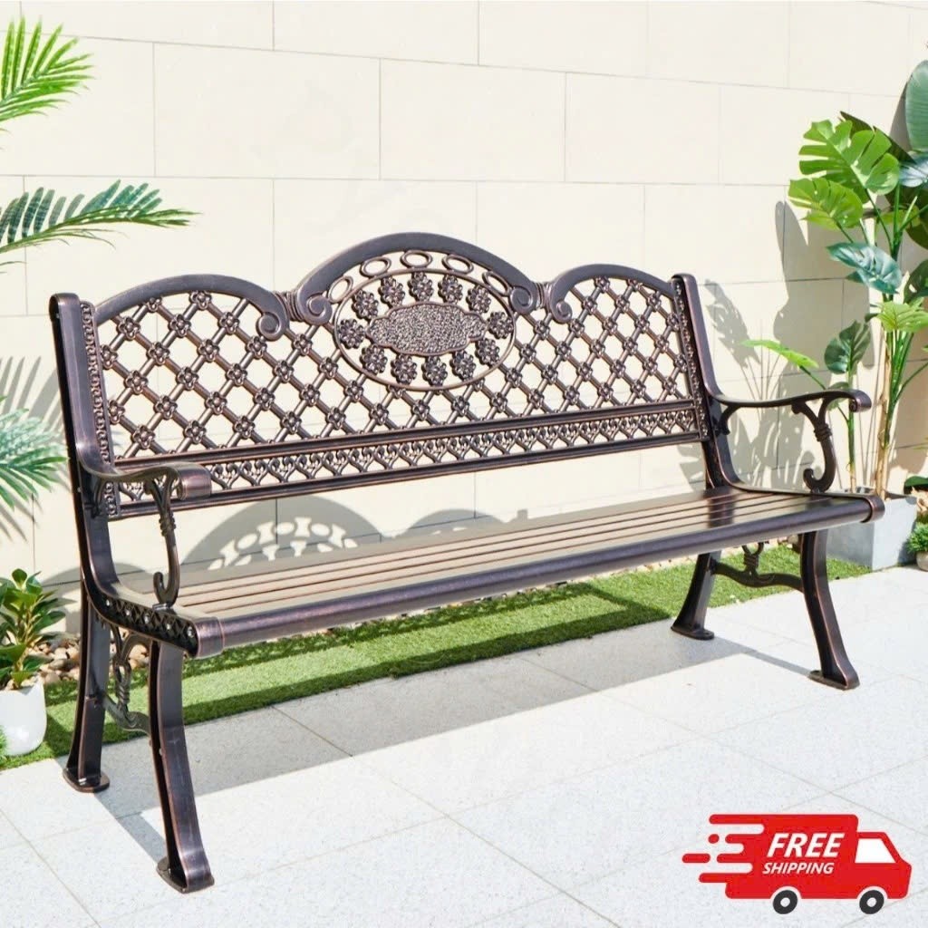 Ghế ban công Nhôm đúc Nhập khẩu Ghế ngồi ban công sang trọng Ghế sân vườn đẹp Ghế ngoài trời - HP01