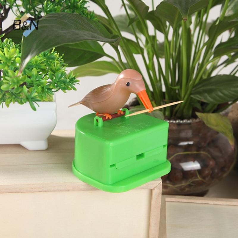 B&N  1 Hộp Đựng Tăm Dễ Thương Sáng Tạo Gag Hộp Tăm Chim Tự Động .